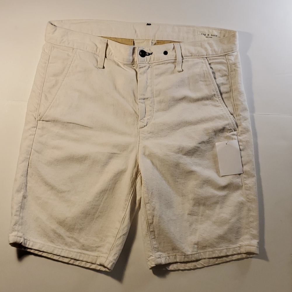 Men's Rg & Bone sz 31 White Casual Linen Shorts